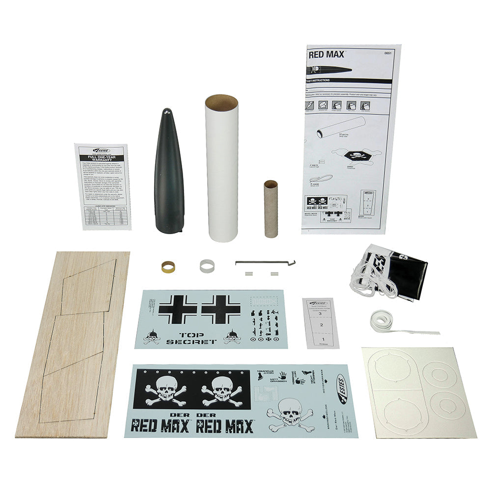 Estes Der Red Max Rocket Kit (Skill Level 1)