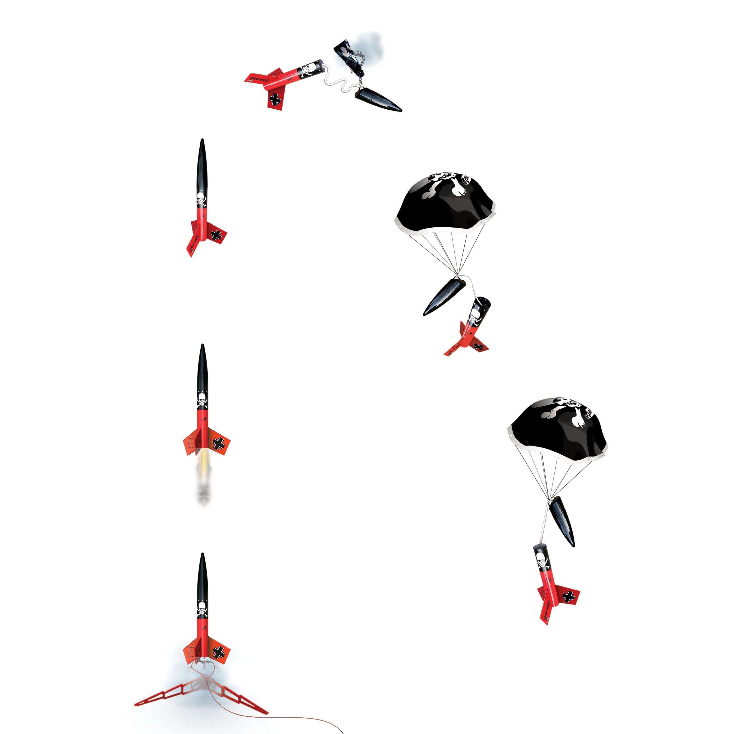 Estes Der Red Max Rocket Kit (Skill Level 1)