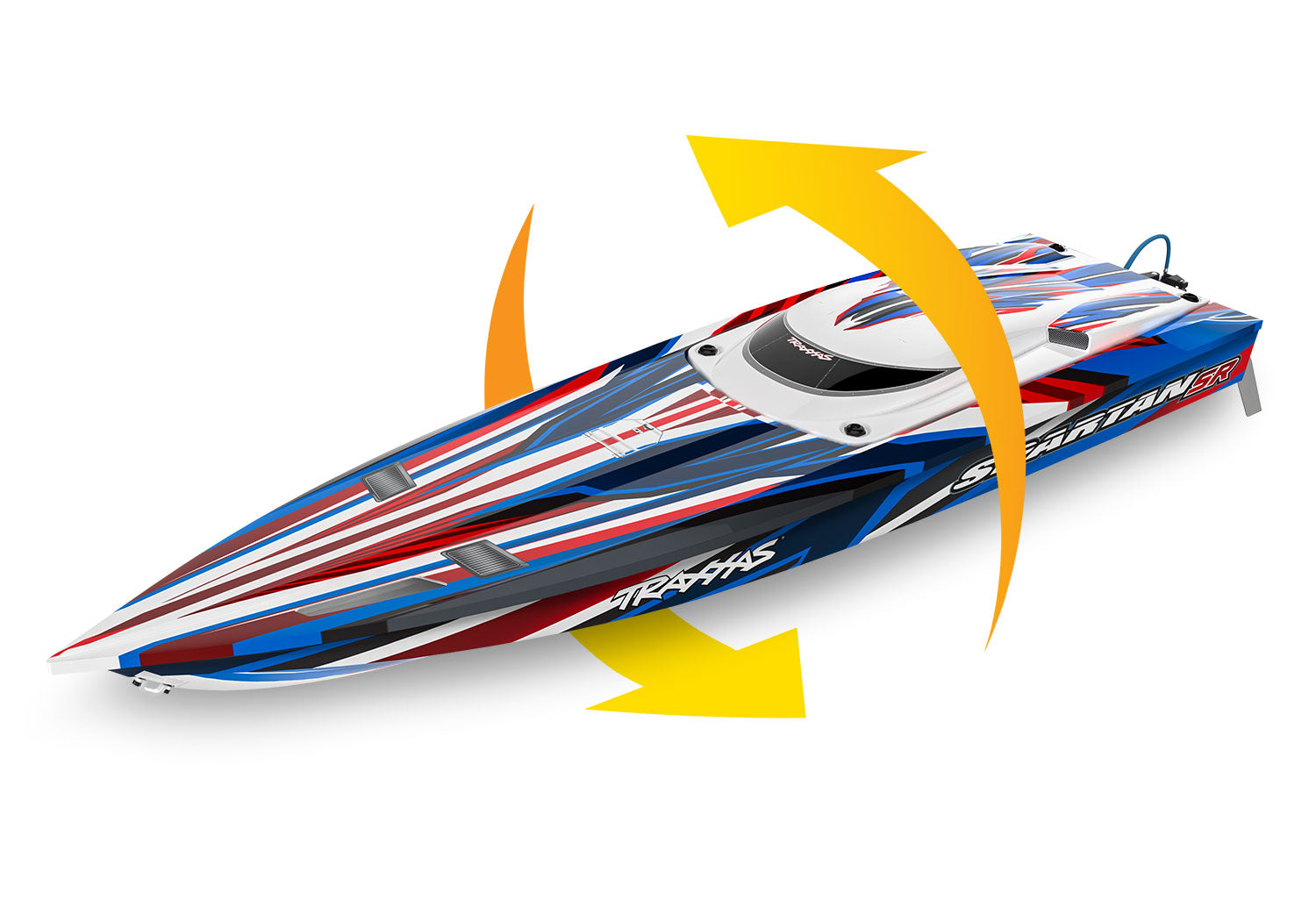 Traxxas Spartan SR Brushless 36" Boat W/Tqi 2.4Ghz Orange
