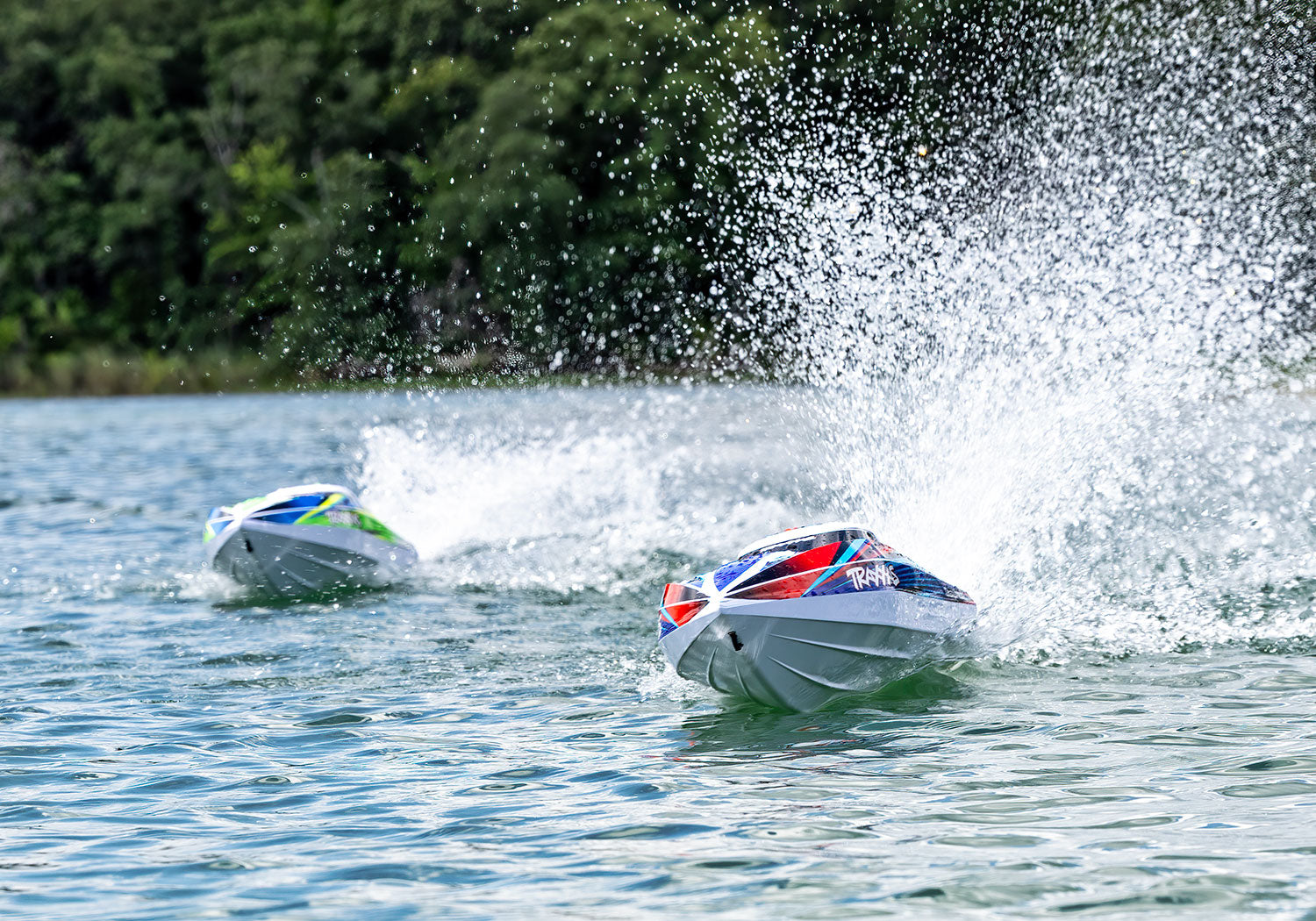 Traxxas Disruptor®: High Performance Race Boat With Tq™ 2.4Ghz Radio System (Orange)