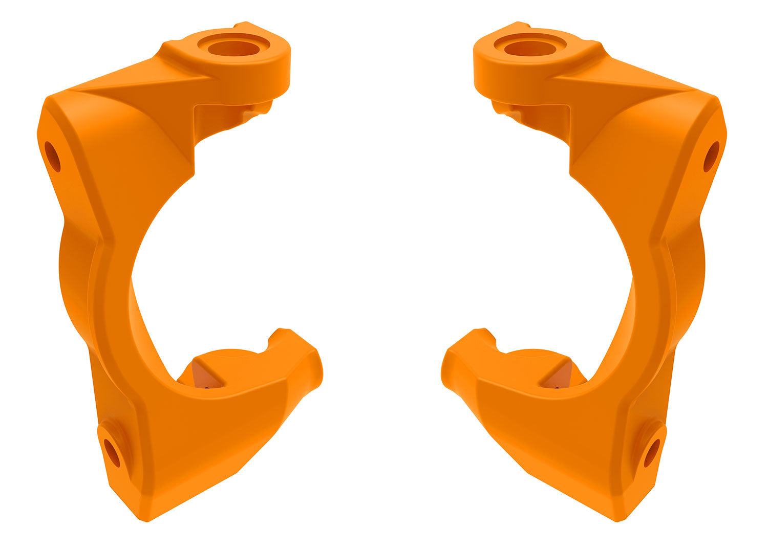 Traxxas Mini Maxx® Caster blocks left & right (Orange)