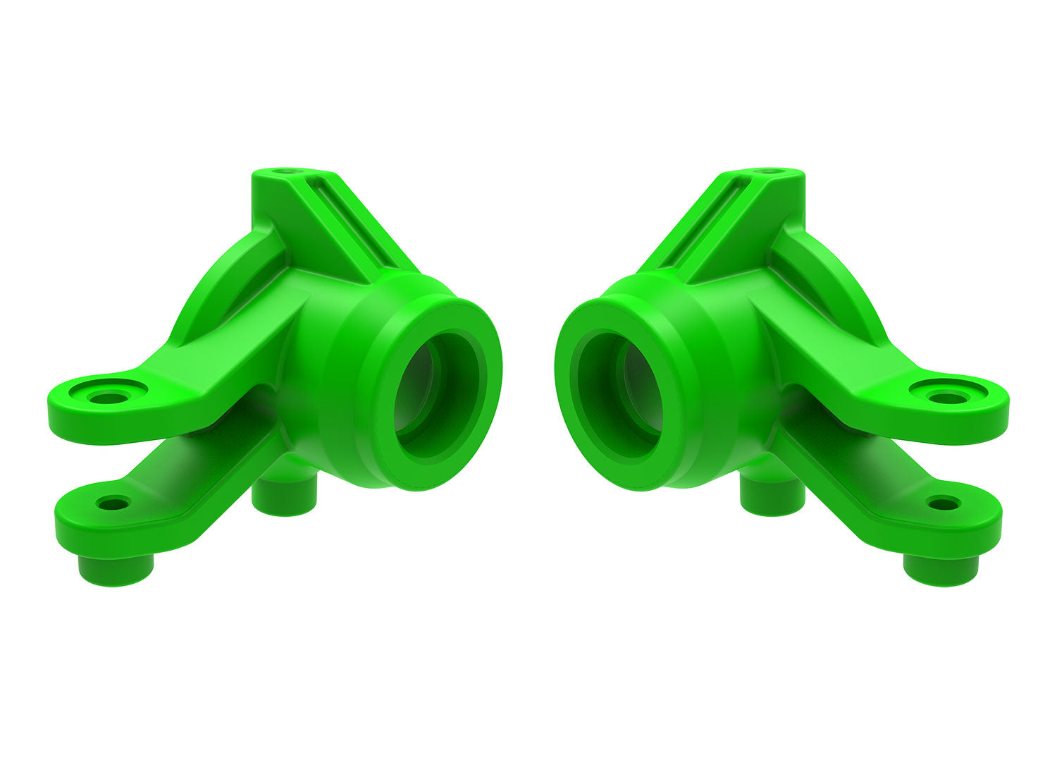 TRAXXAS Mini Maxx Steering blocks, left & right (Green)