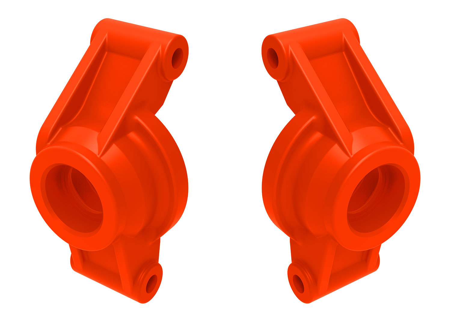 TRAXXAS Mini Maxx Carriers, stub axle (Red) (rear) (left & right)