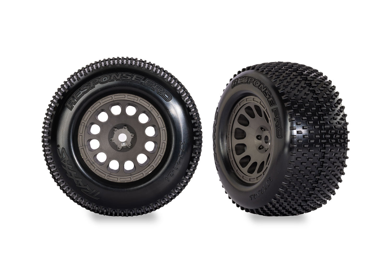 Traxxas Mini XRT Gray Wheels w/ Response Pro Tires (2)