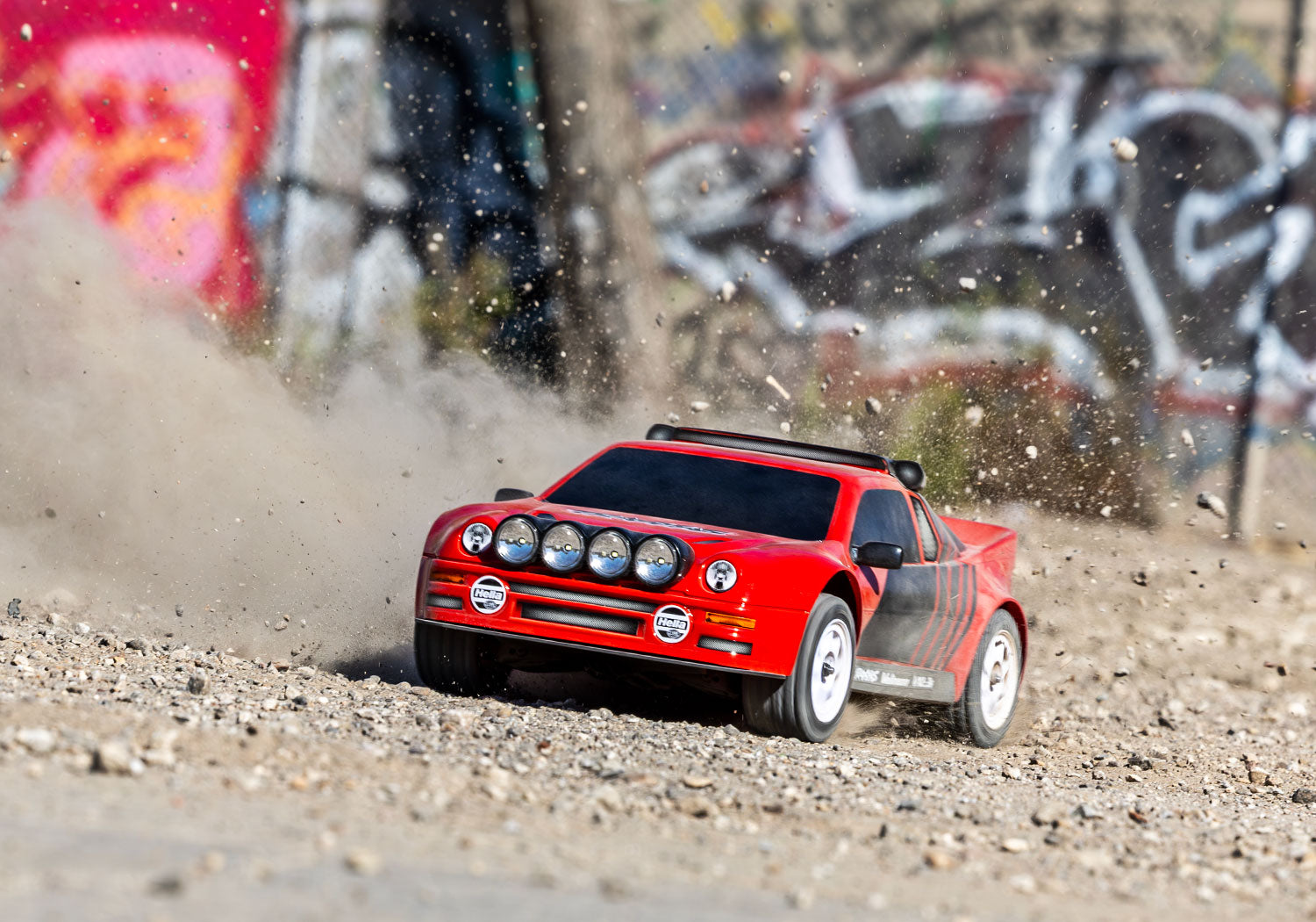 Traxxas Mini Rally VXL Ford RS200 (Red)