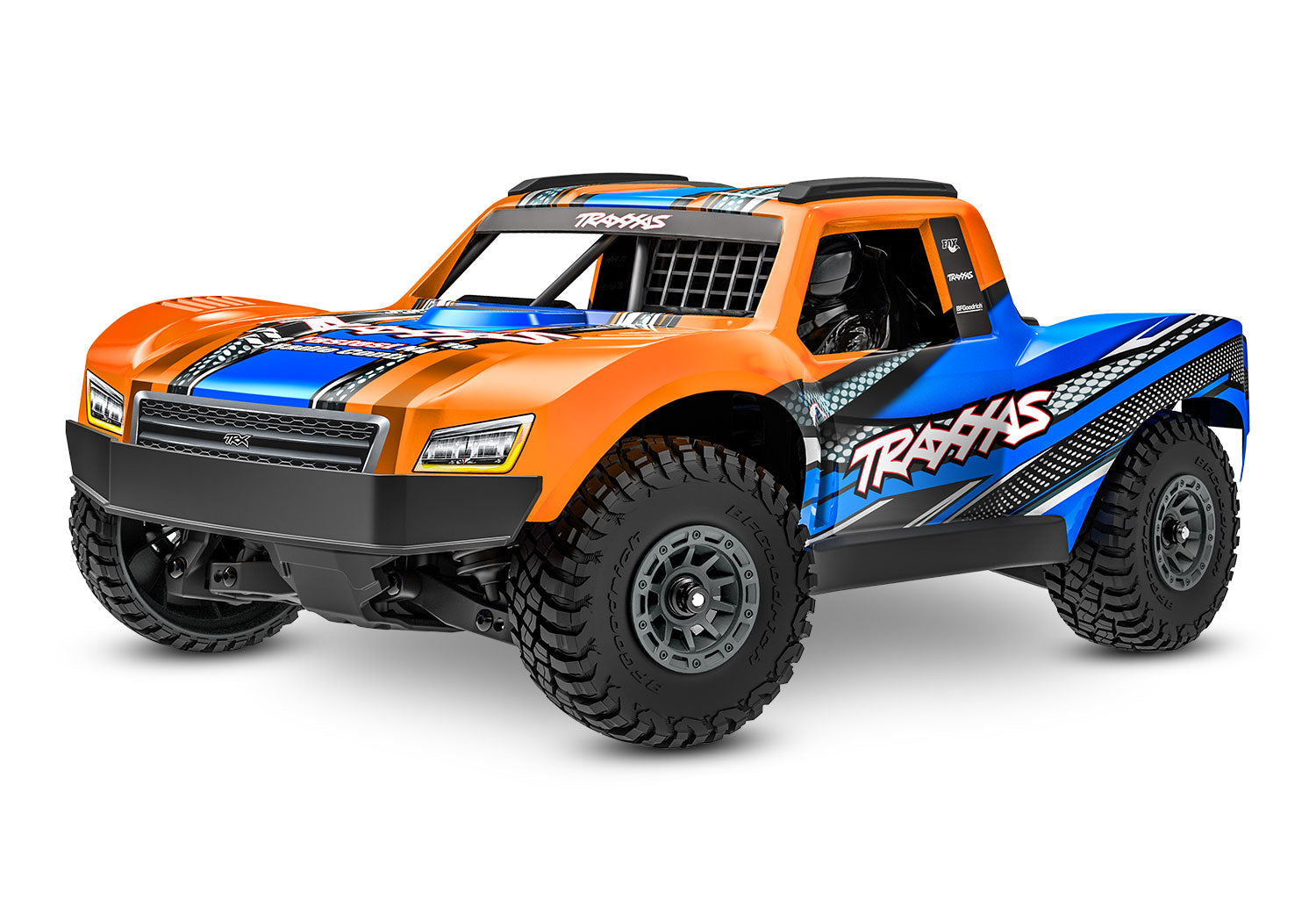Traxxas Mini Slash® Brushless 1/16 4WD RTR Short Course Truck (Orange) w/TQ™ 2.4Ghz Radio, Battery