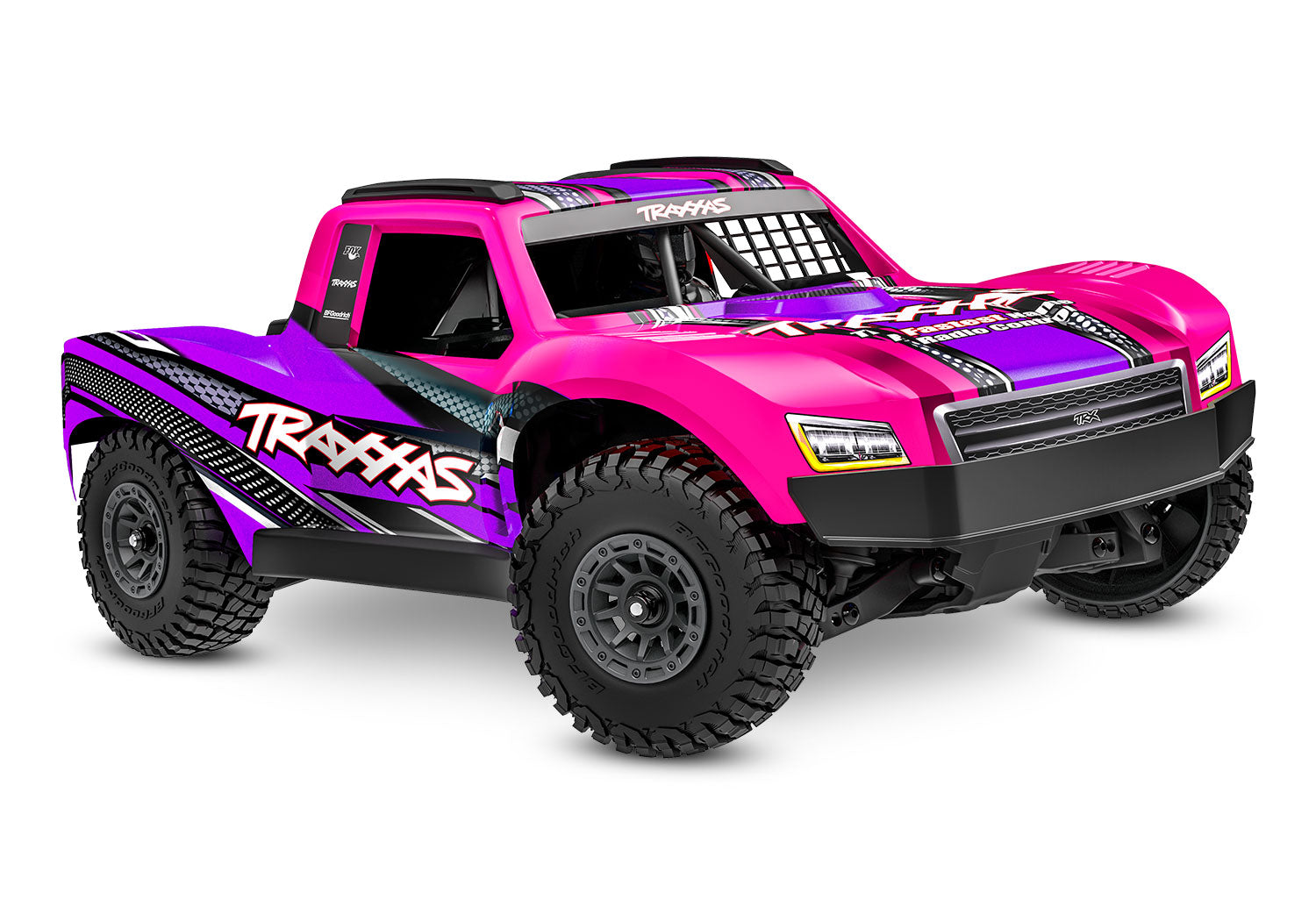 Traxxas Mini Slash® Brushless 1/16 4WD RTR Short Course Truck (Pink) w/TQ™ 2.4Ghz Radio, Battery