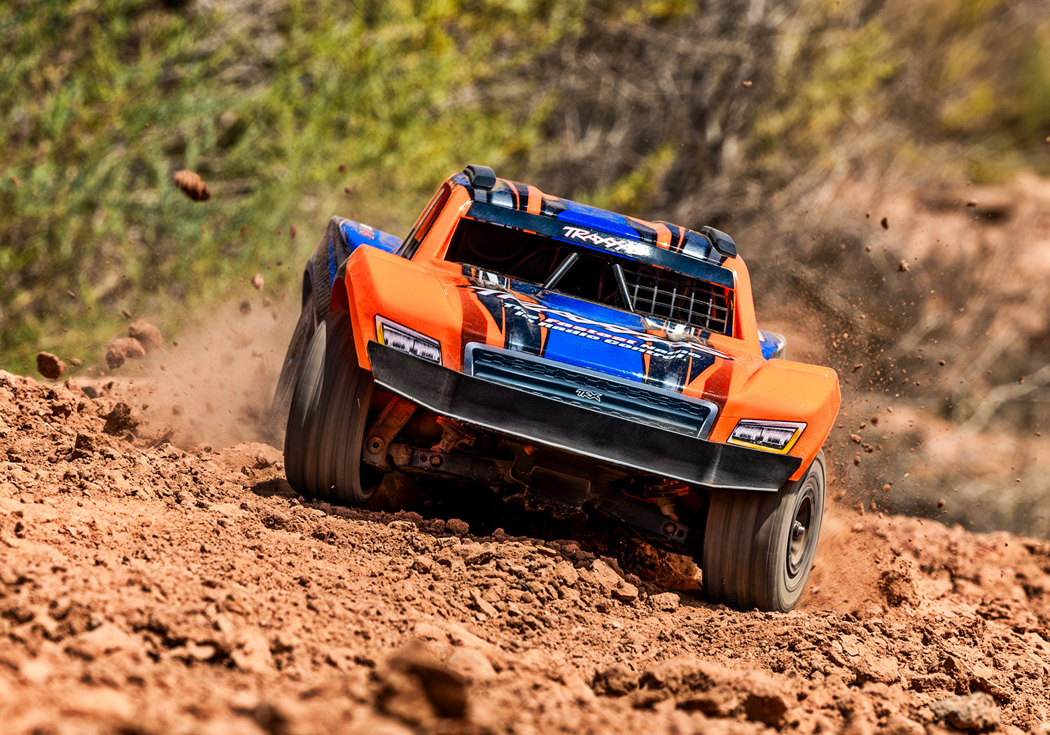 Traxxas Mini Slash® Brushless 1/16 4WD RTR Short Course Truck (Orange) w/TQ™ 2.4Ghz Radio, Battery