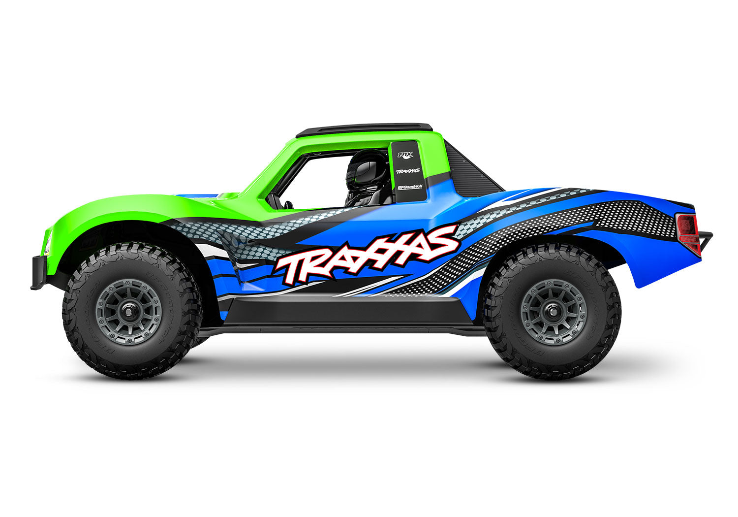 Traxxas Mini Slash® Brushless 1/16 4WD RTR Short Course Truck (Green) w/TQ™ 2.4Ghz Radio, Battery