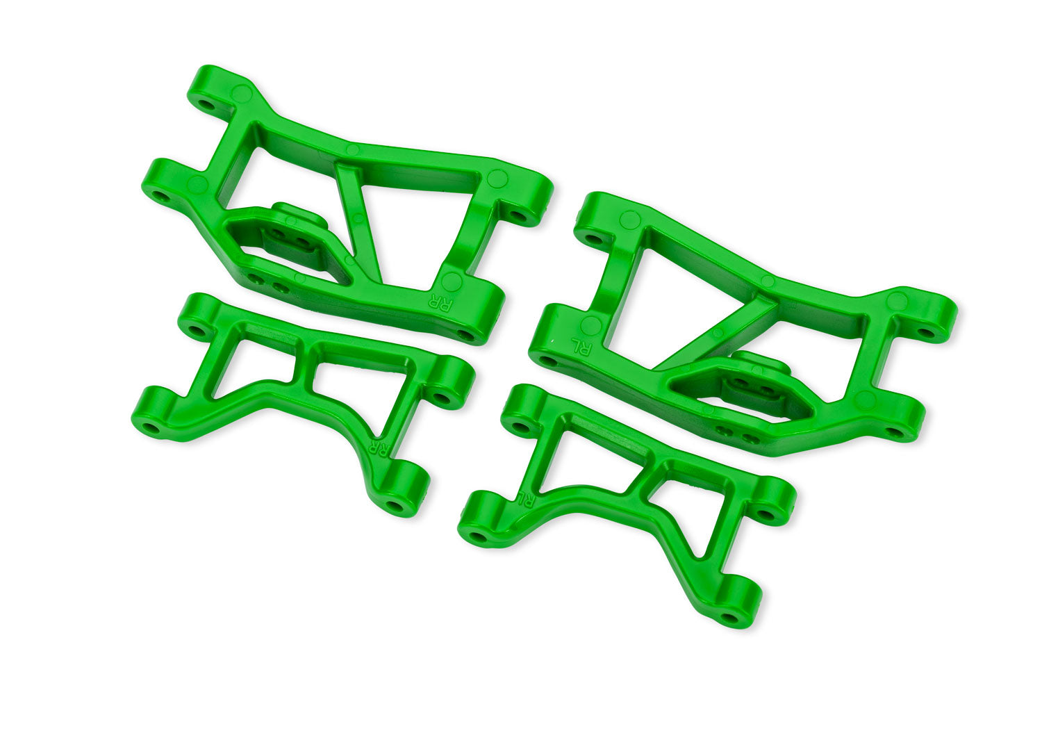 Traxxas Mini Slash 4X4 Green Rear Upper & Lower Suspension Arms (L&R)