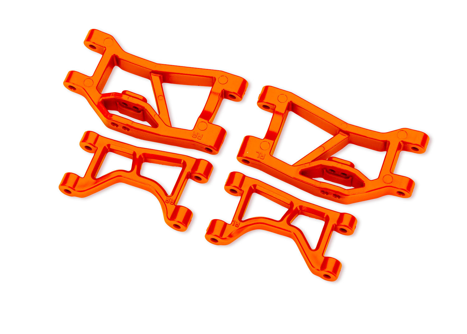 Traxxas Mini Slash 4X4 Orange Rear Upper & Lower Suspension Arms (L&R)