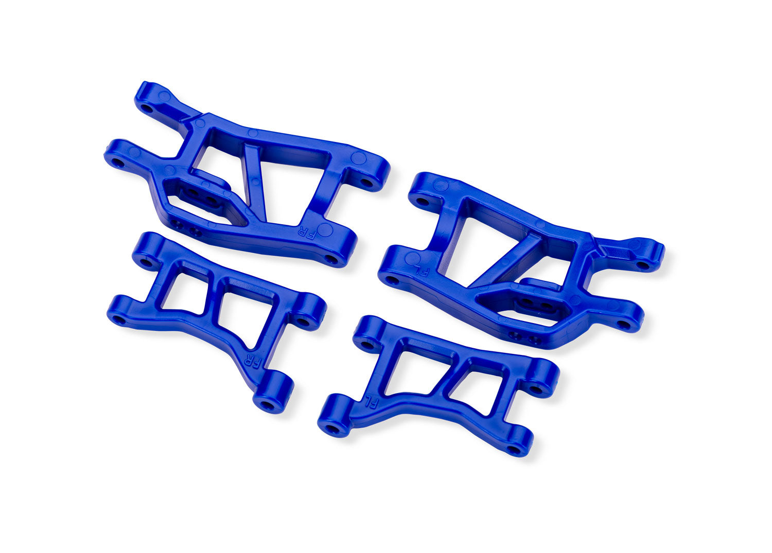 Traxxas Mini Slash 4X4 Blue Front Upper & Lower Suspension Arms (L&R)