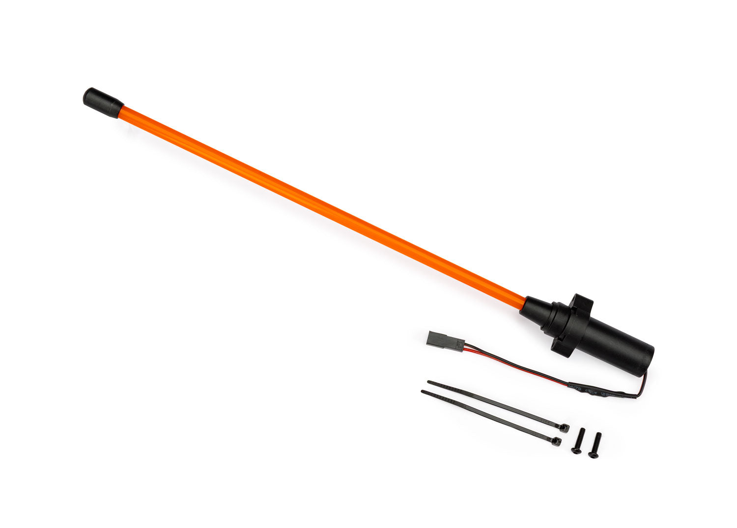 Traxxas Pro Scale Sand Car Orange LED Whip Light w/ Flex-Tech Mount