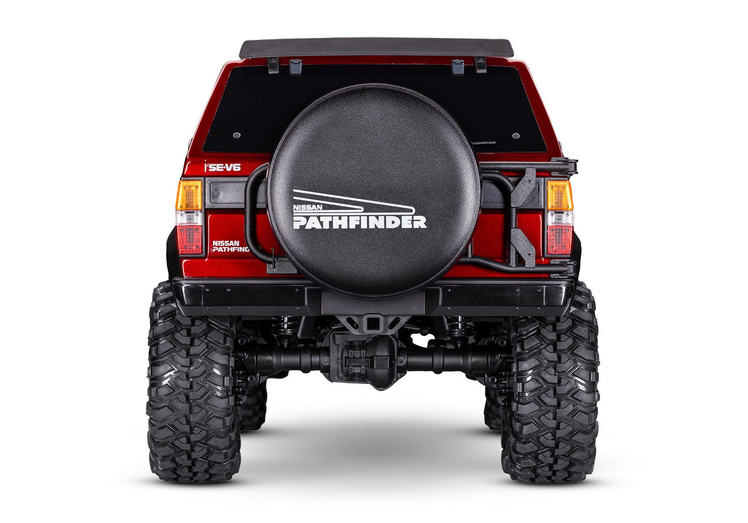 Traxxas TRX-4® 1/10 Trail Crawler Truck Nissan Pathfinder Clipless Body (Red) w/TQi™ 2.4GHz Radio (Copy)