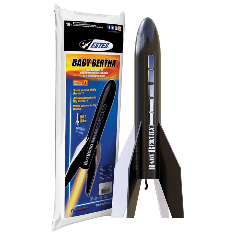 Estes Baby Bertha Model Rocket Kit (Skill Level 1)