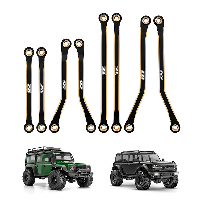 INJORA Brass High Clearance Links Set For 1/18 TRX4M Defender Bronco