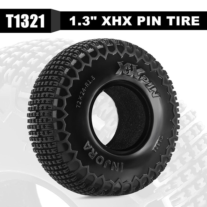 INJORA XHX Pin 1.3" Tires (4) (72*24mm)