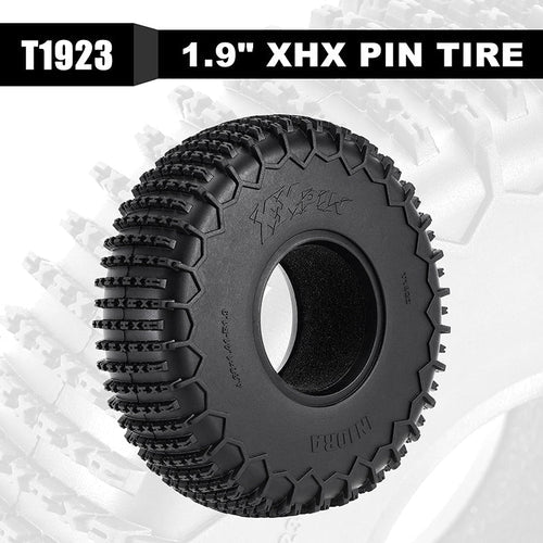 INJORA S5 1.9" 4.75" OD XHX Pin Tires (4) (122*36mm)