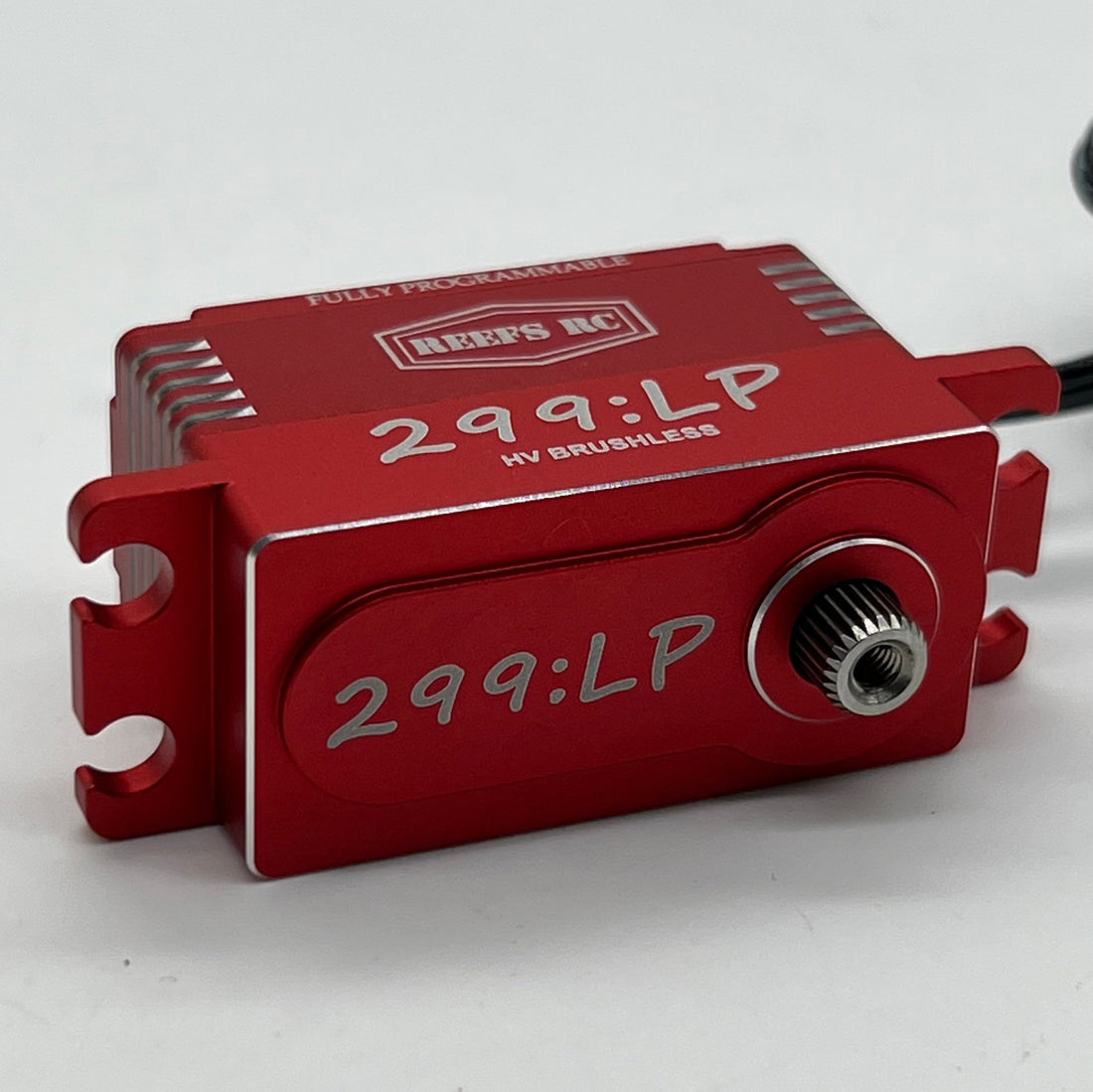 Reefs RC 299LP High Torque/Speed Brushless Low Profile Servo (High Voltage) (Red)