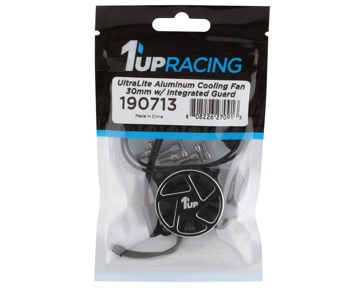 1UP Racing UltraLite Aluminum 30mm High-Speed Cooling Fan (Black)