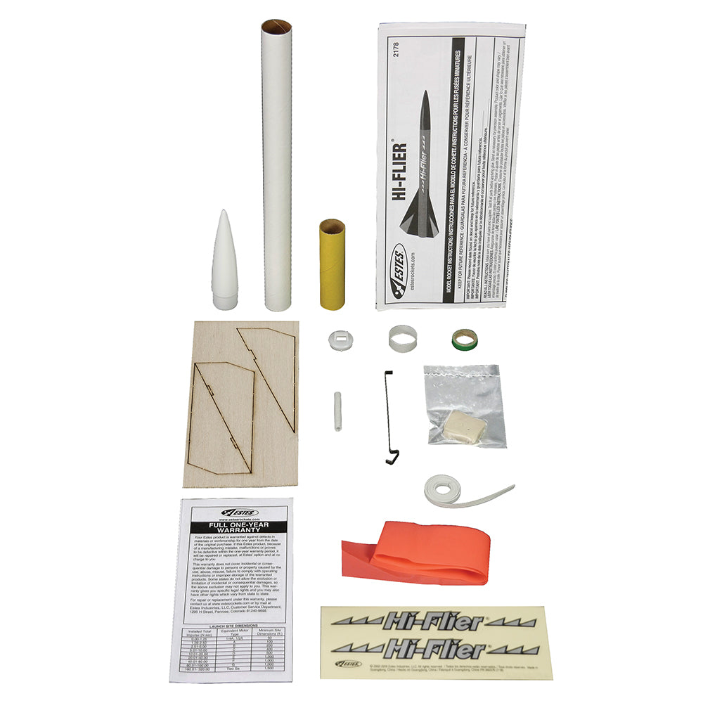 Estes Hi-Flier Rocket Kit (Skill Level 1)
