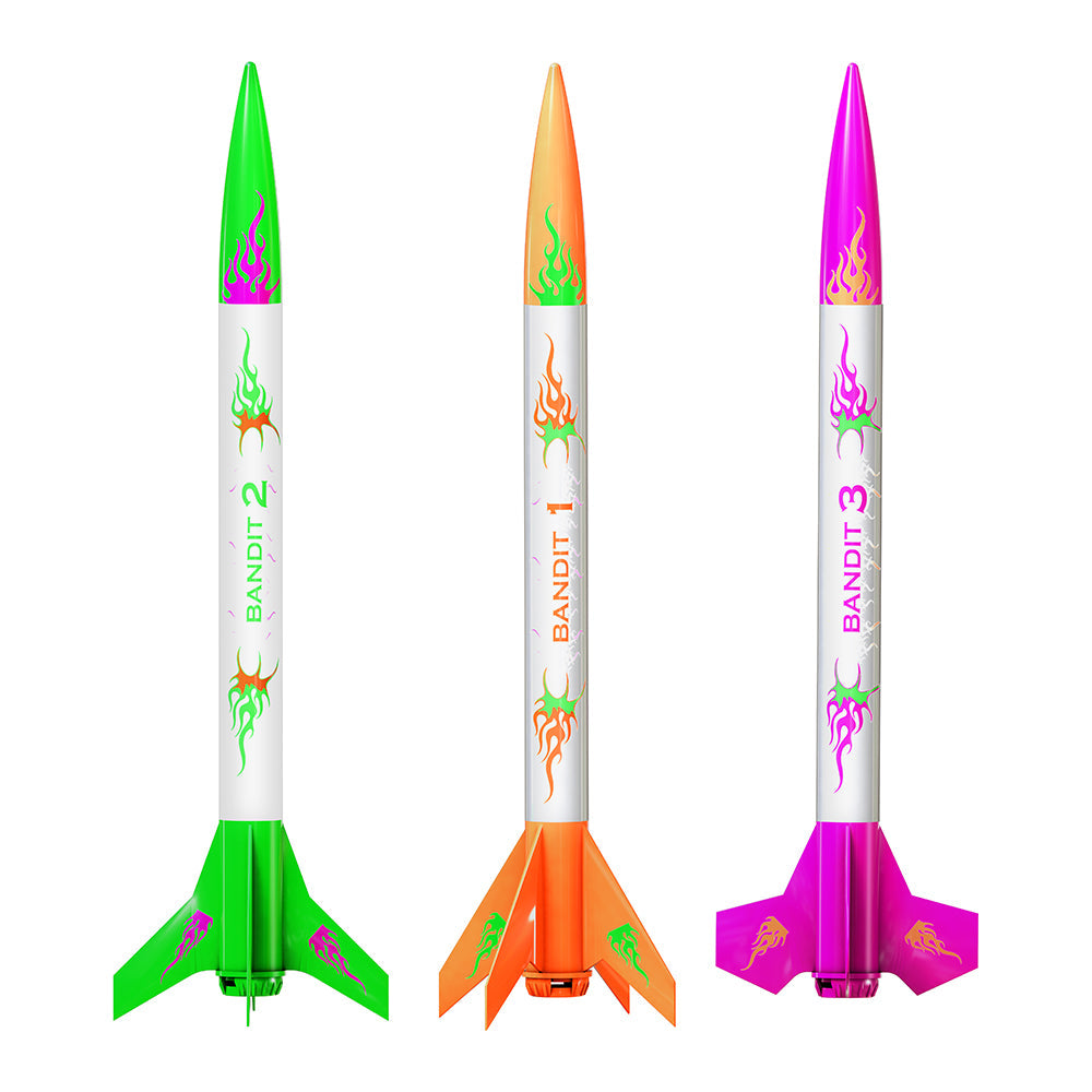 Estes 3 Bandits Mini Kit E2X, Easy-to-Assemble