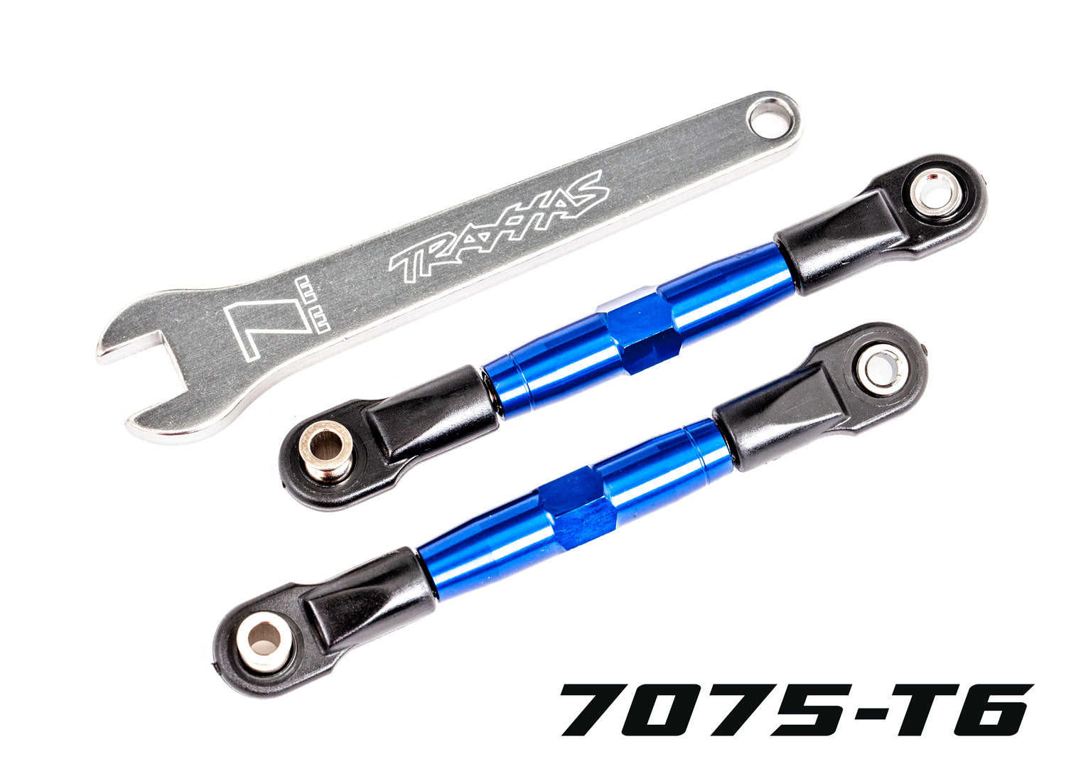 Traxxas Camber links, front (TUBES blue-anodized, 7075-T6 aluminum