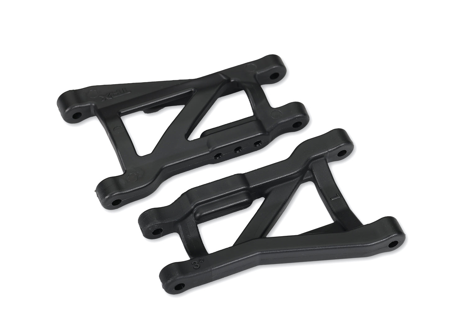 Traxxas Drag Slash Rear Heavy Duty Suspension Arms (Black) (2)