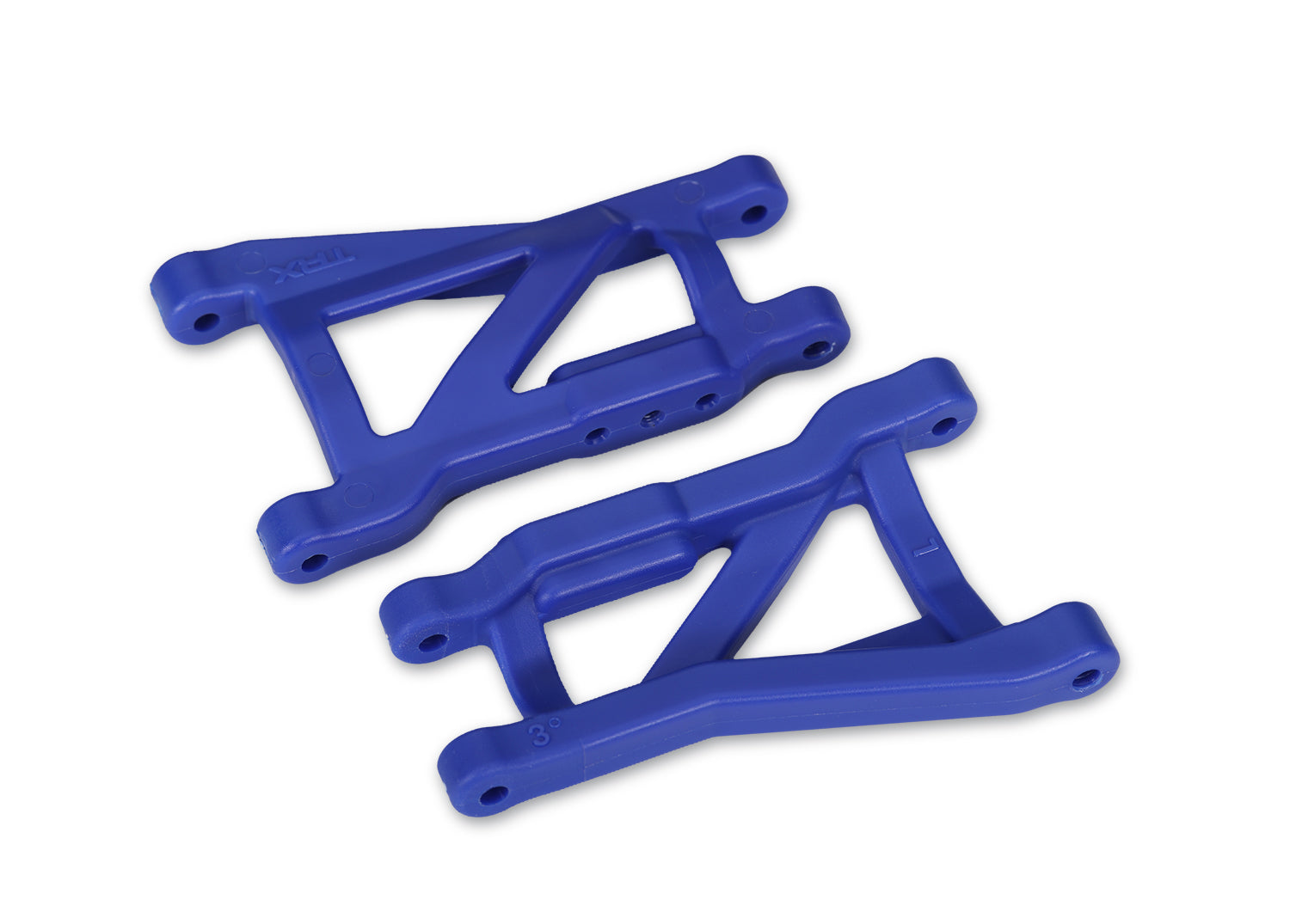 Traxxas Drag Slash Rear Heavy Duty Suspension Arms (Blue) (2)
