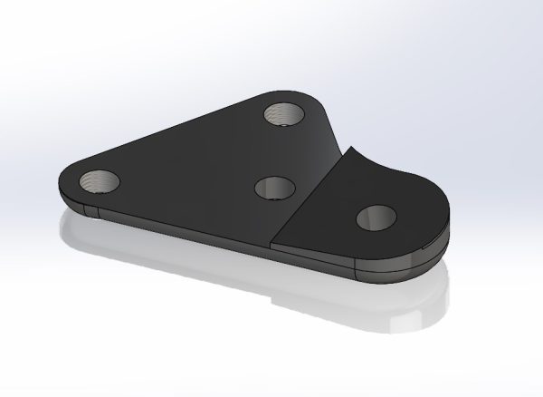 CRC MetriCKs Right Caster/Camber Plate (7 -1)