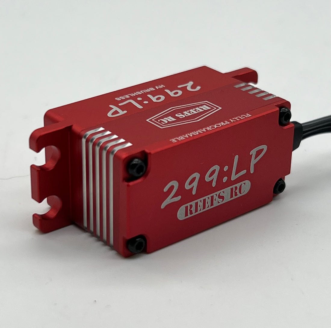 Reefs RC 299LP High Torque/Speed Brushless Low Profile Servo (High Voltage) (Red)