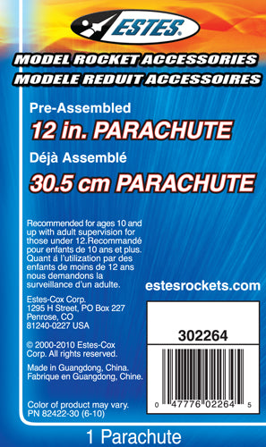 Estes Parachute (12")