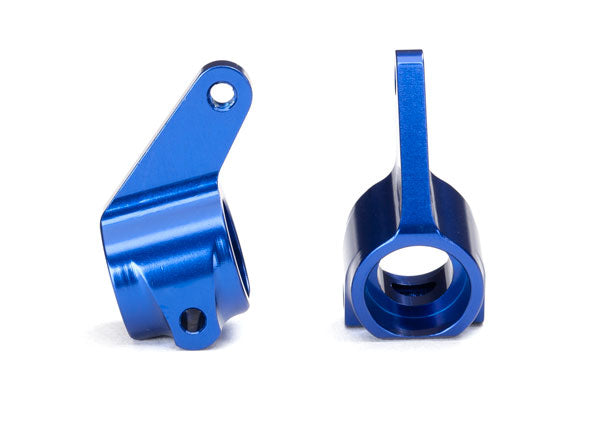 Traxxas Aluminum Steering Blocks w/Ball Bearings (Blue) (2)