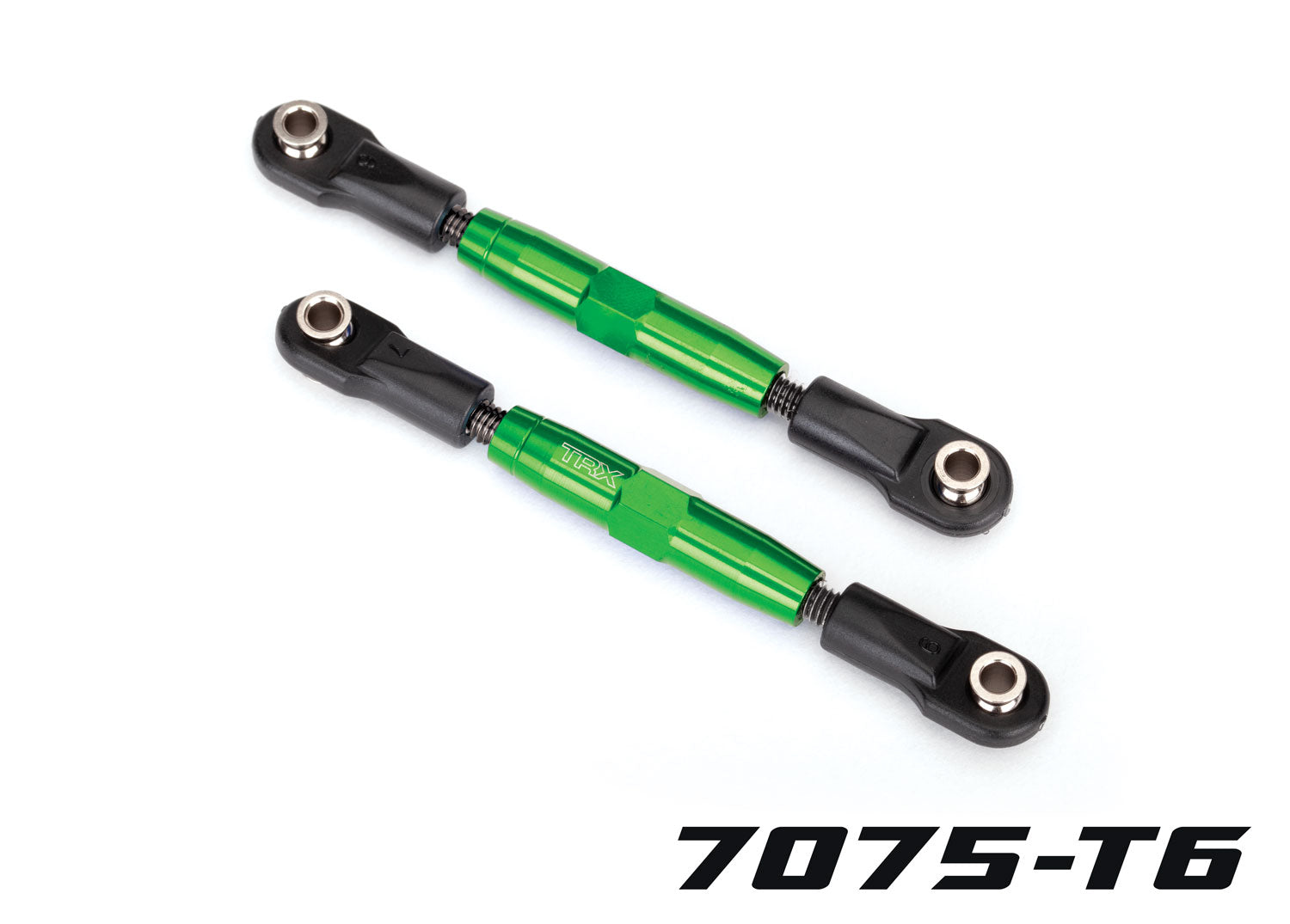 Traxxas Aluminum 49mm Camber Link Turnbuckle (Green) (2)