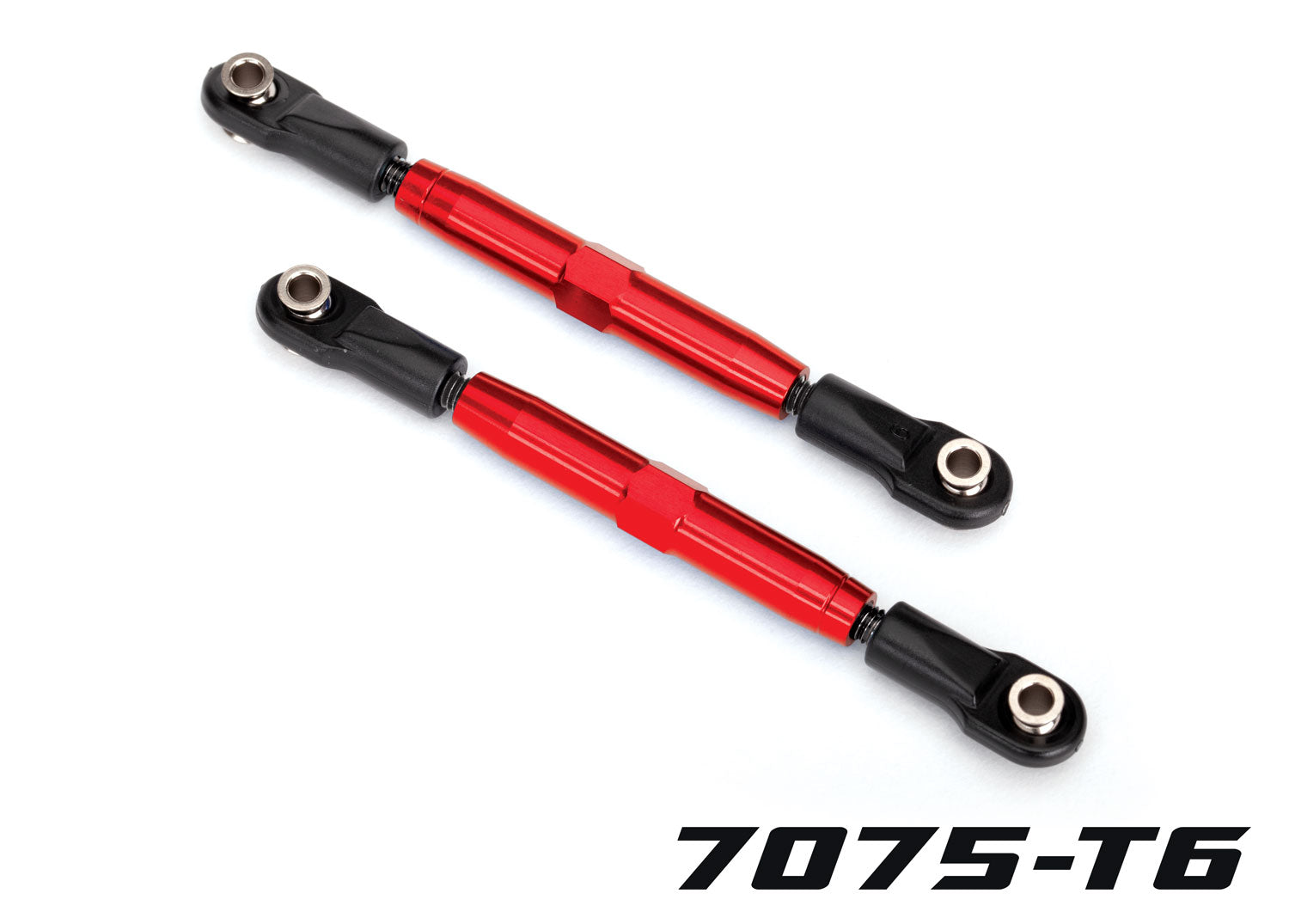 Traxxas Aluminum 39mm Camber Link Turnbuckle (Red) (2)