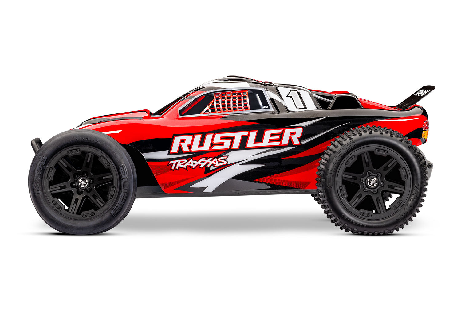 Traxxas Rustler 2WD XL-5 w/Battery (RED)
