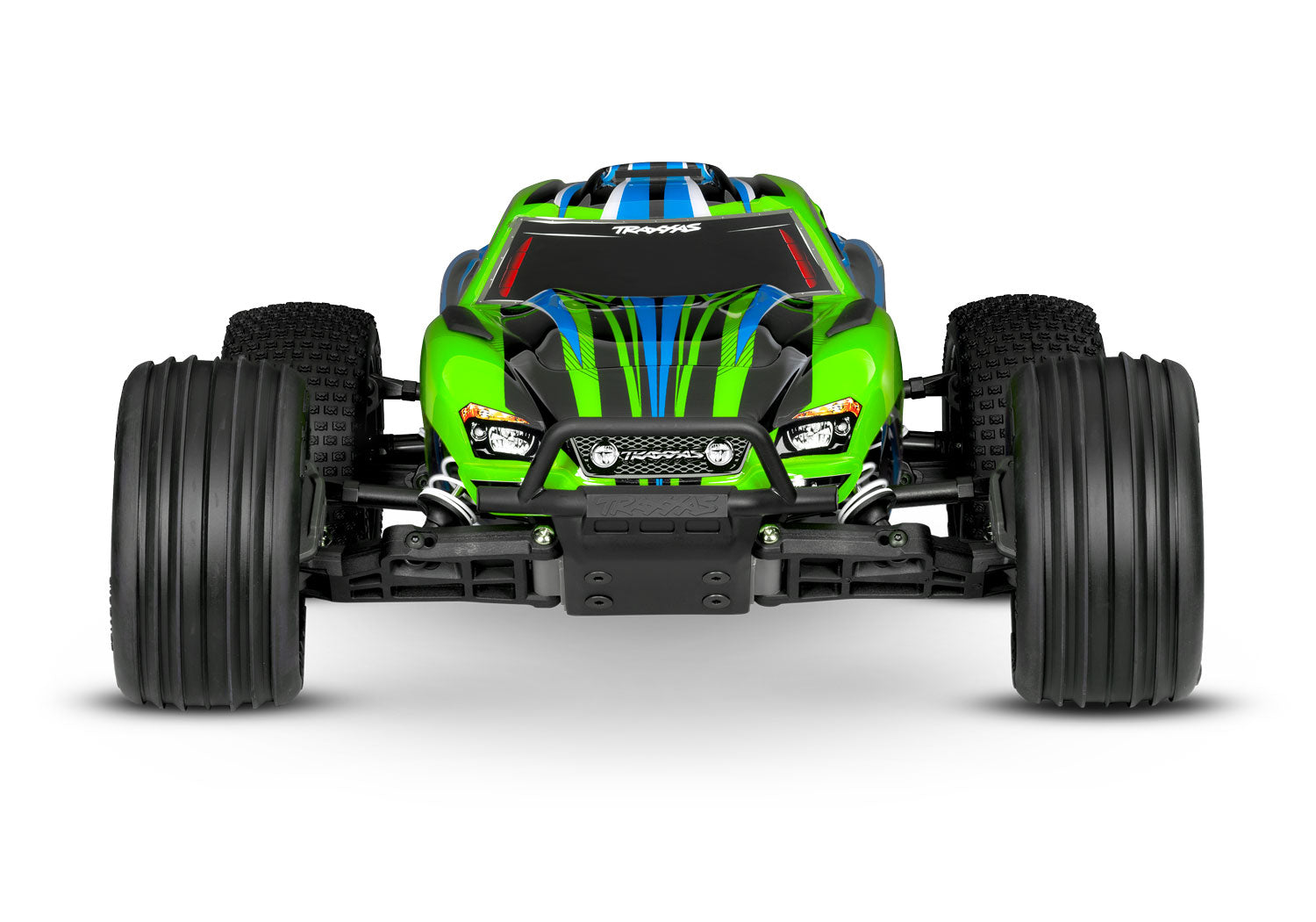 Traxxas Rustler HD 1/10 RTR 2WD Electric Stadium Truck (Green) w/XL-5 ESC, TQ 2.4GHz Radio, Battery & USB-C Charger