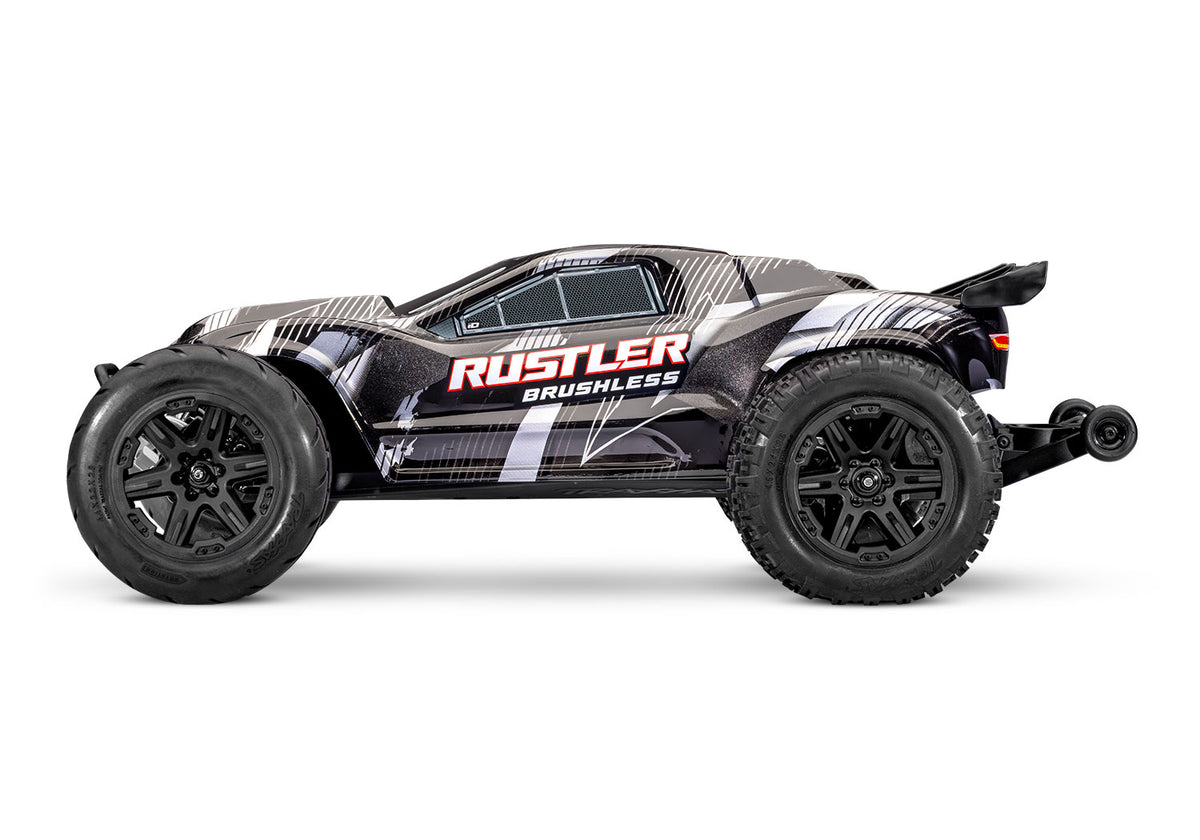 Traxxas Rustler VX3 1/10 RTR 2WD Brushless stadium truck (Black)