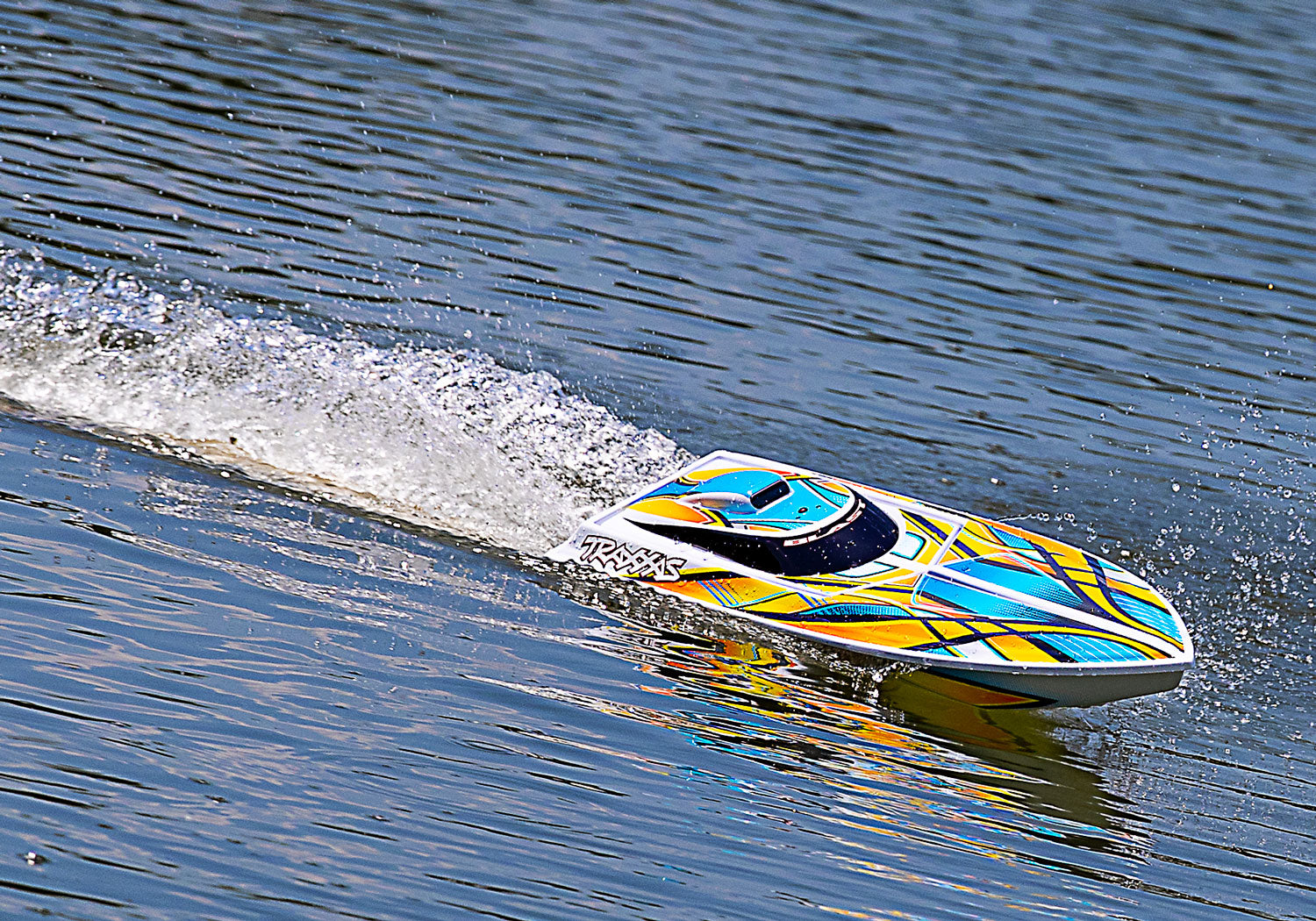 Traxxas Blast 24" High Performance RTR Race Boat (Orange) w/TQ 2.4GHz Radio, Battery & DC Charger