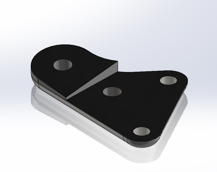 CRC MetriCKs Left Caster/Camber Plate (7-.5)