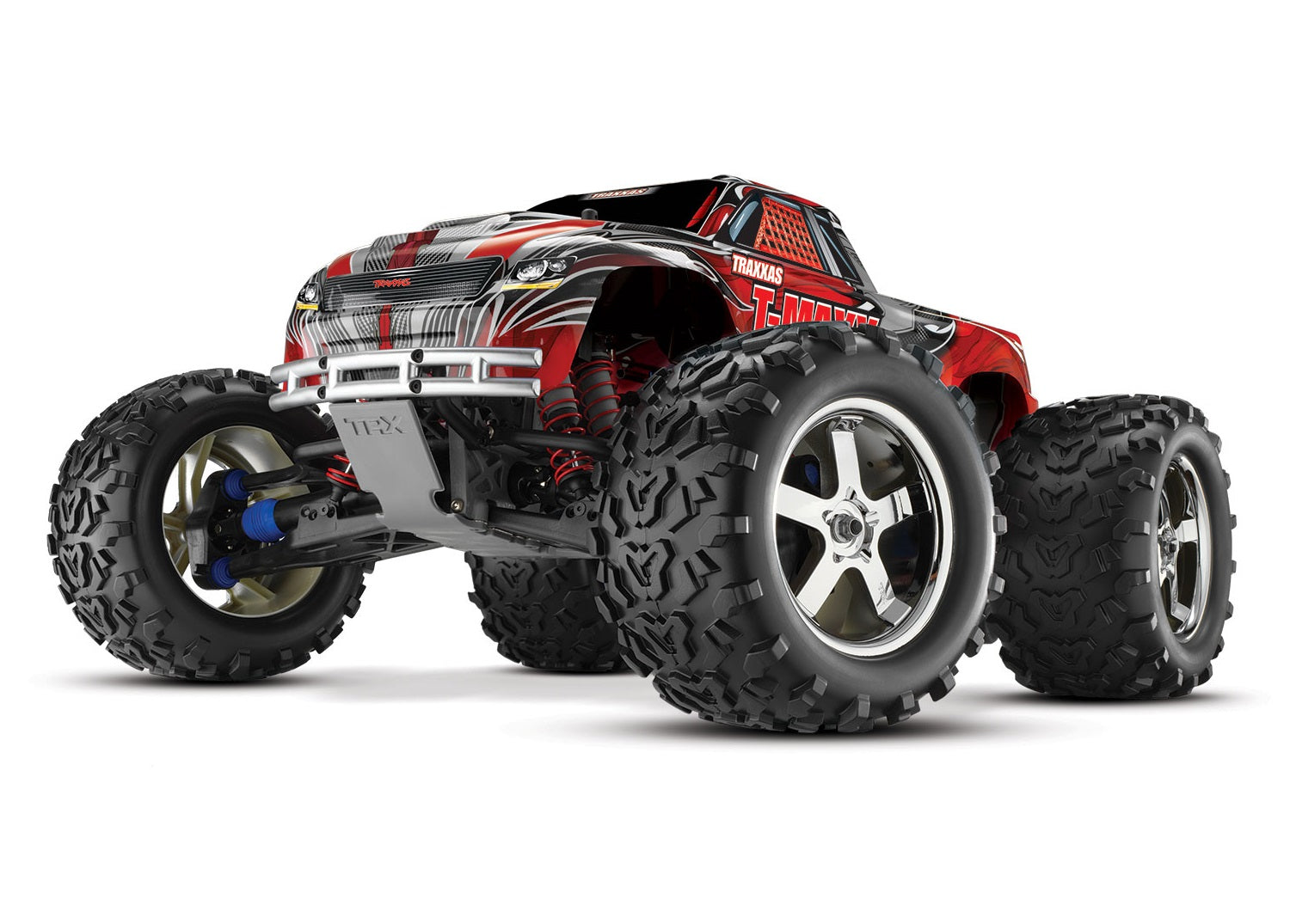 Traxxas T-Maxx 3.3 4WD RTR Nitro Monster Truck (Blue) w/TQi, TSM, Telemetry, Battery & DC Charger