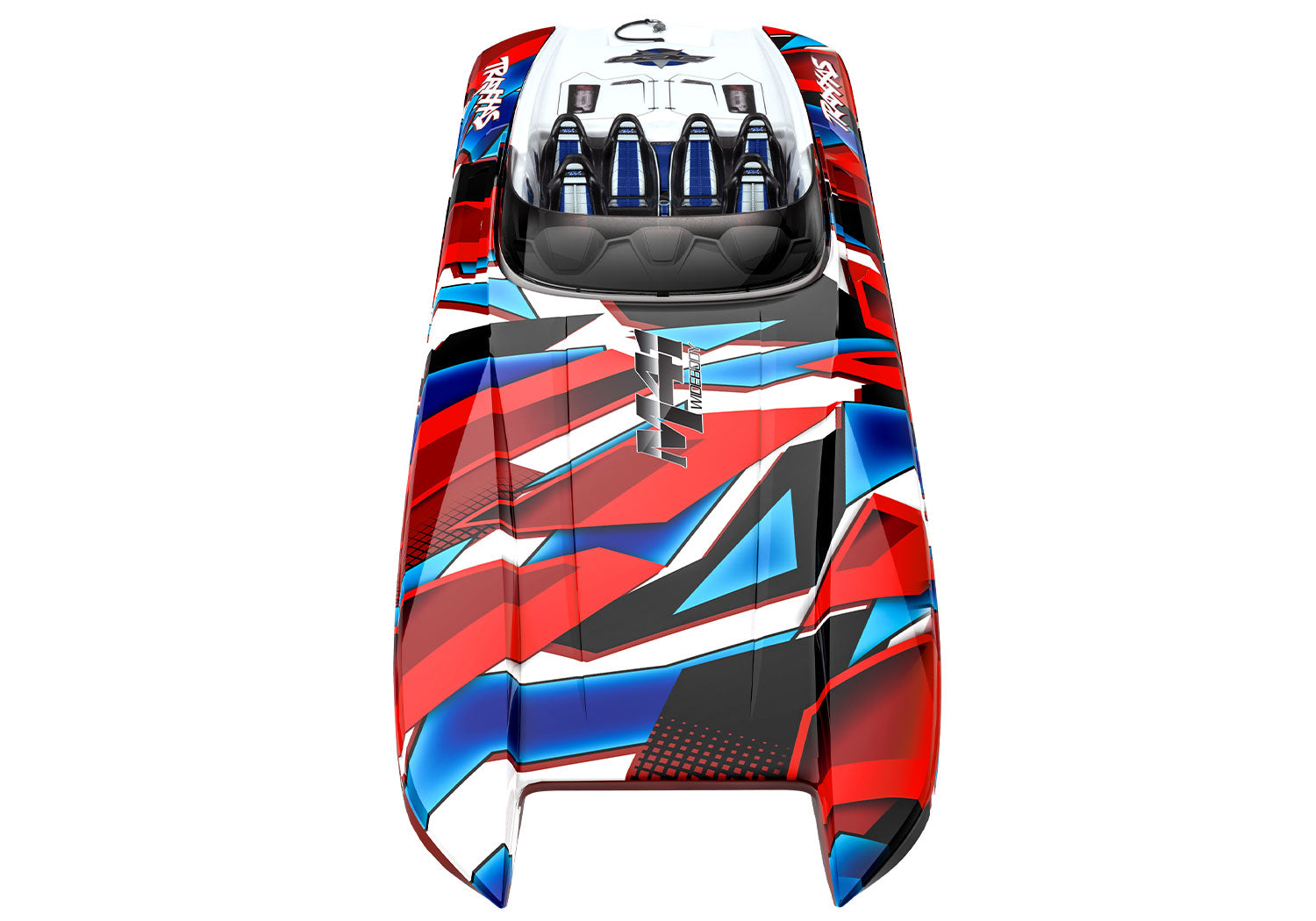 Traxxas DCB M41 Widebody 40" Catamaran High Performance 6S Race Boat (Red) w/TQi 2.4Ghz Radio & TSM