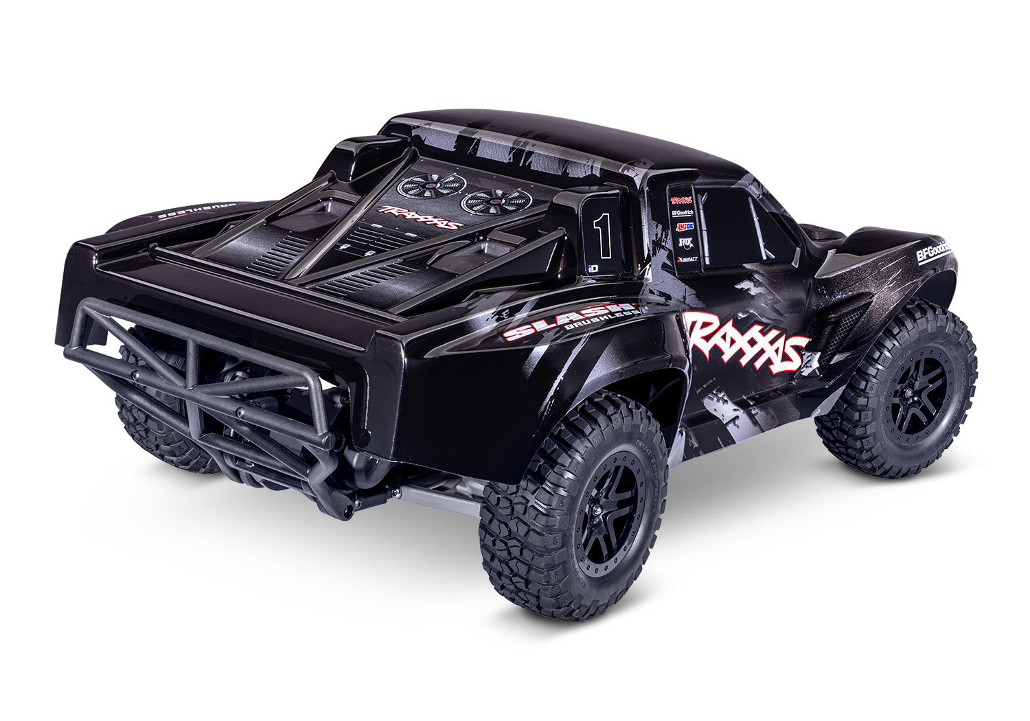 Traxxas Slash VX3 1/10 RTR 2WD Brushless Short Course Truck (Black) w/VX3 ESC, TQi™ Sport 2.4GHz Radio & TSM®