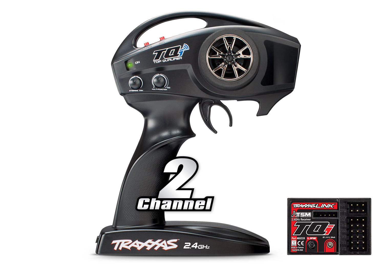 Traxxas TQi 2-Ch 2.4 GHz Transmitter with TSM Receiver