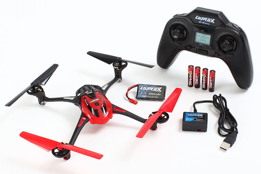 Traxxas LaTrax Alias Ready-To-Fly Micro Electric Quadcopter Drone (Red)