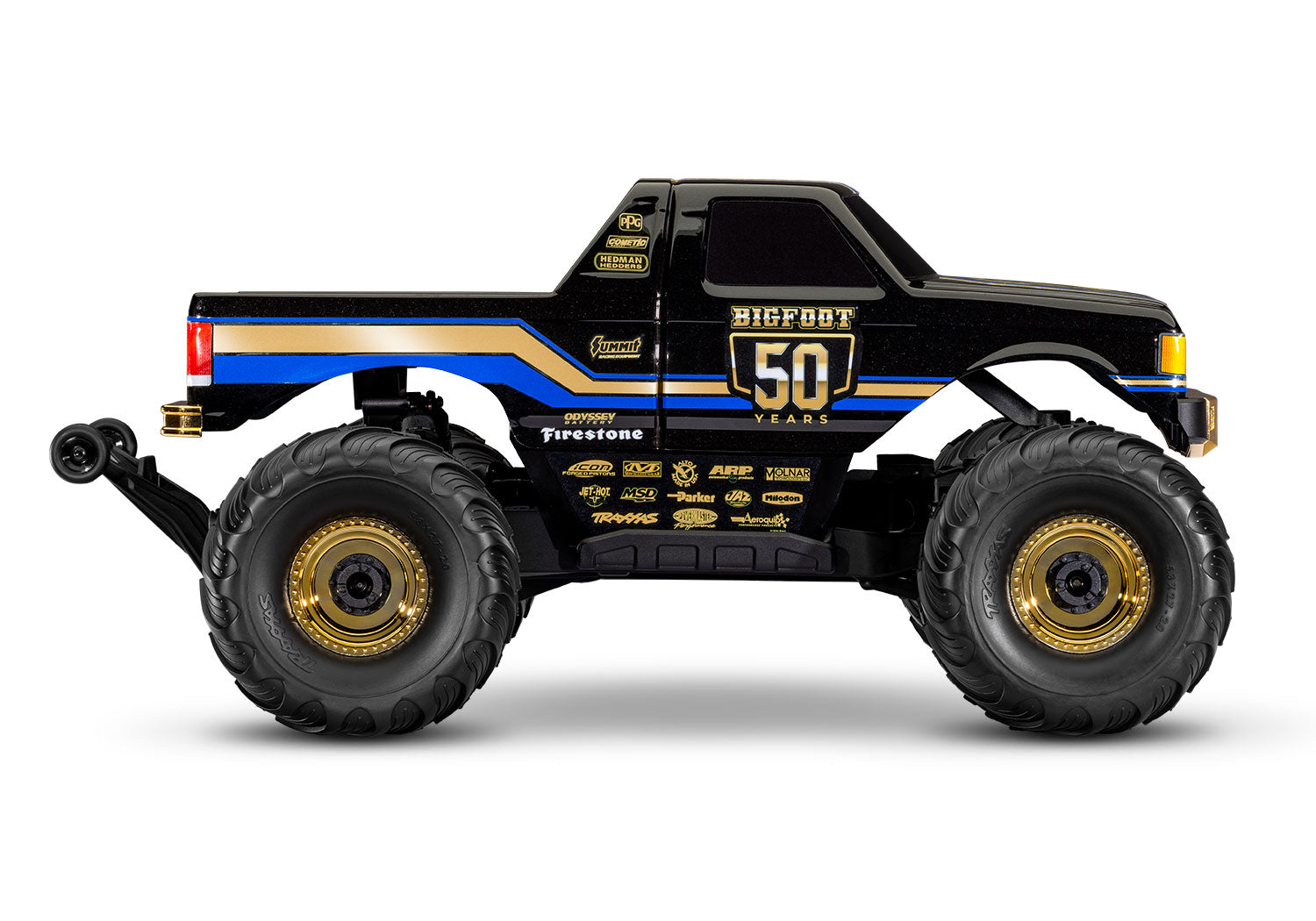 Traxxas BIGFOOT 4X4 50th BL-2s™ 1/10 RTR 4WD Brushless Monster Truck (Black)