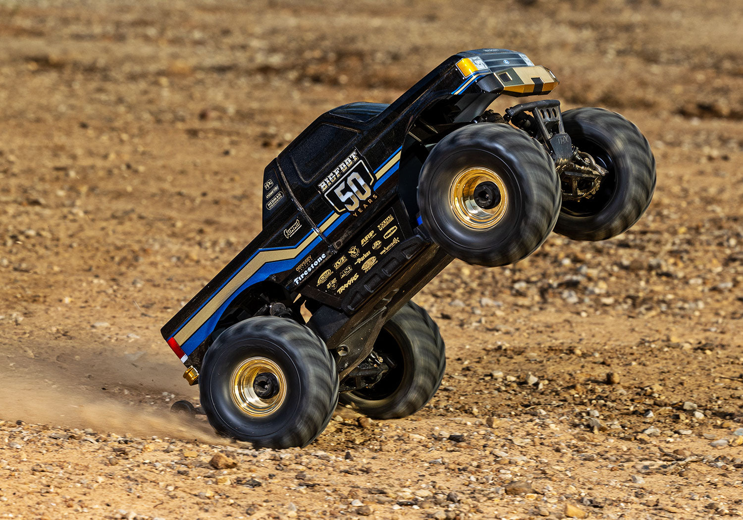 Traxxas BIGFOOT 4X4 50th BL-2s™ 1/10 RTR 4WD Brushless Monster Truck (Black)