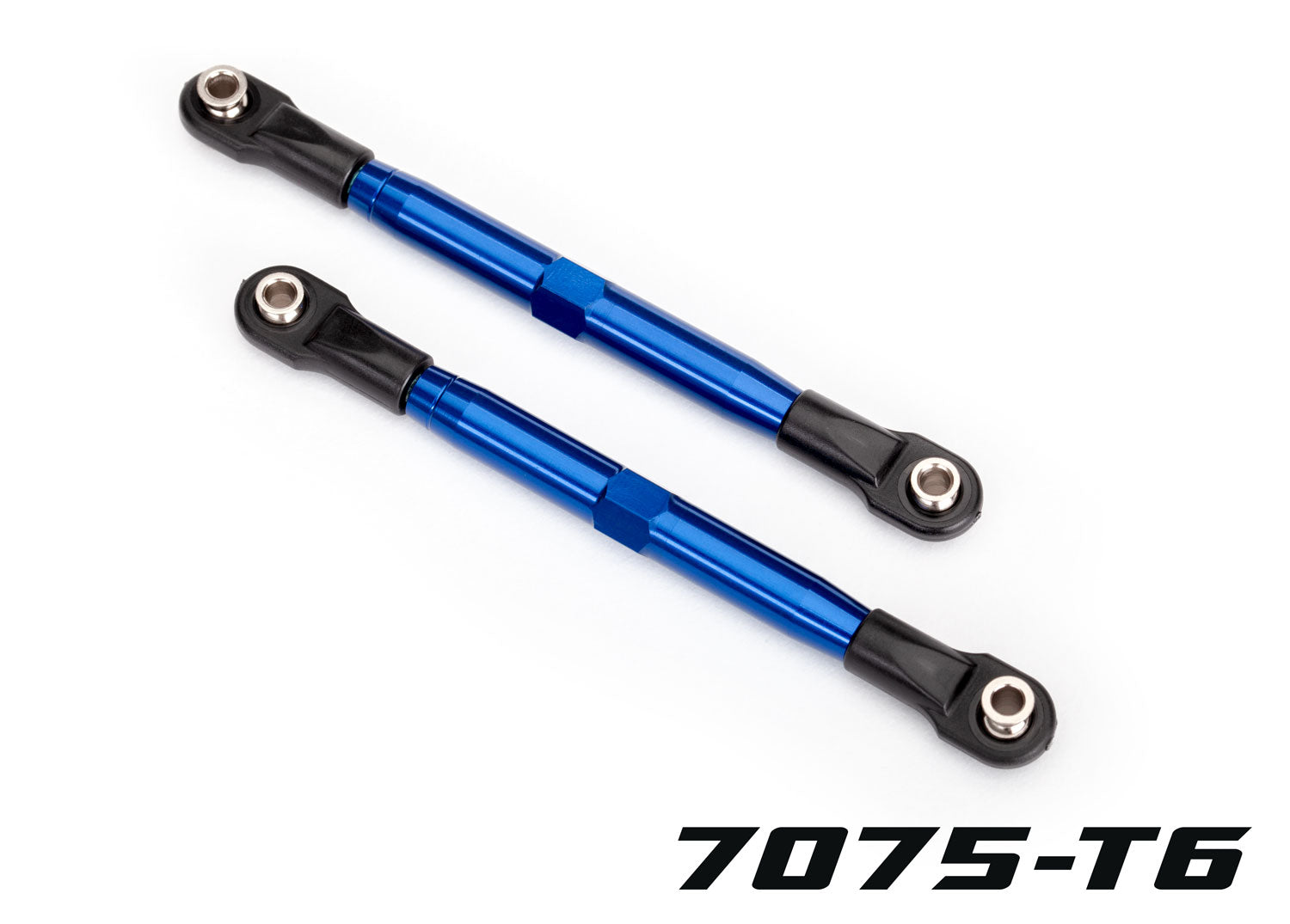Traxxas 4X4 87mm Aluminum Toe Link (Blue) (2)