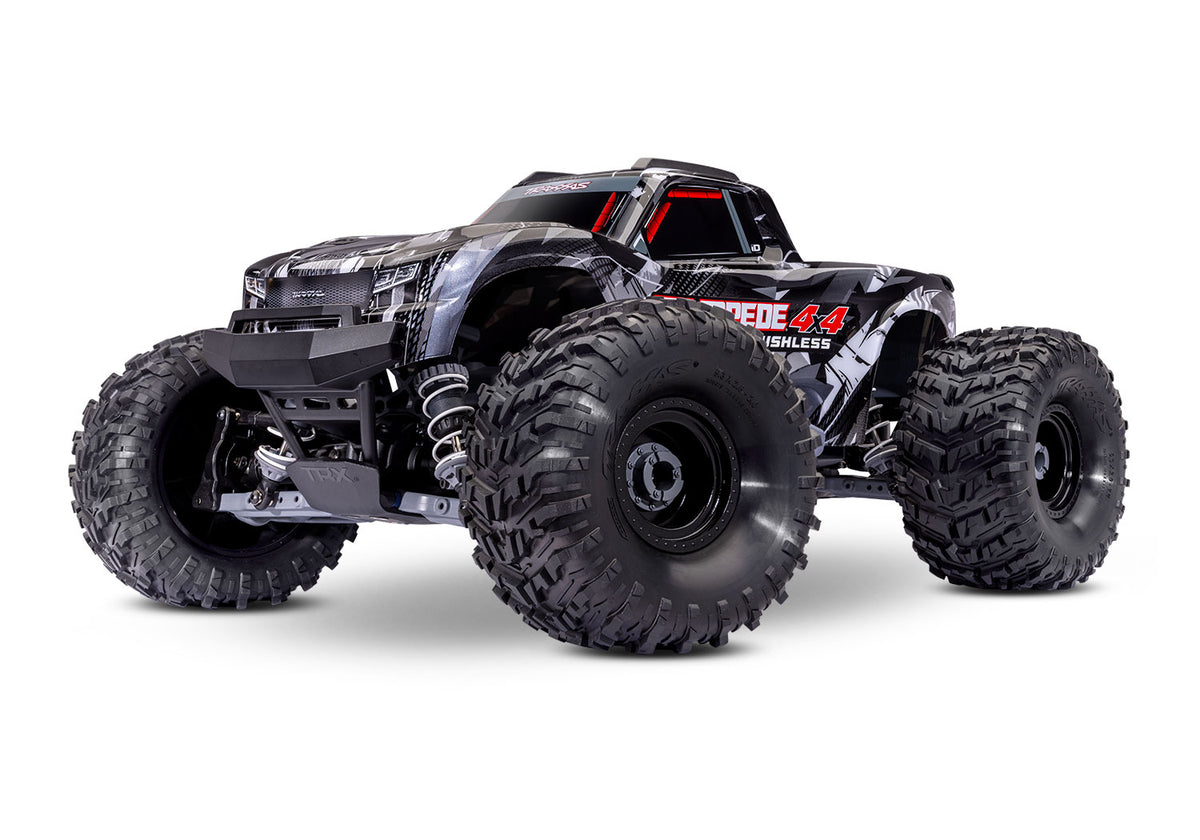 Traxxas Stampede® 4x4 VX3 1/10 RTR 4WD Brushless Monster Truck (Black) w/VX3 ESC, TQi™ Sport 2.4GHz Radio & TSM®