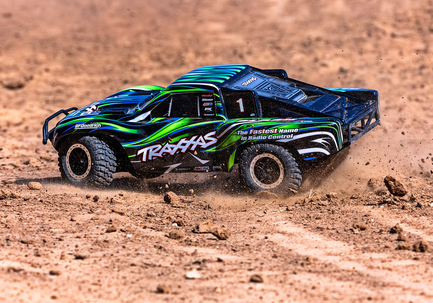 Traxxas Slash VXL 1/10 RTR 4x4 Brushless Short Course Truck (Green) w/TQi 2.4GHz Radio & Link Module
